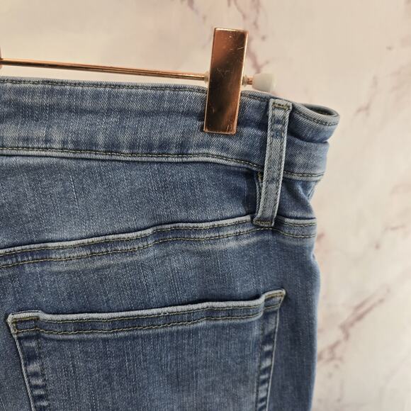 Frame Jeans Womens 30 Le Crop Mini Boot Light High Rise Denim Clearwater Organic - Picture 12 of 13